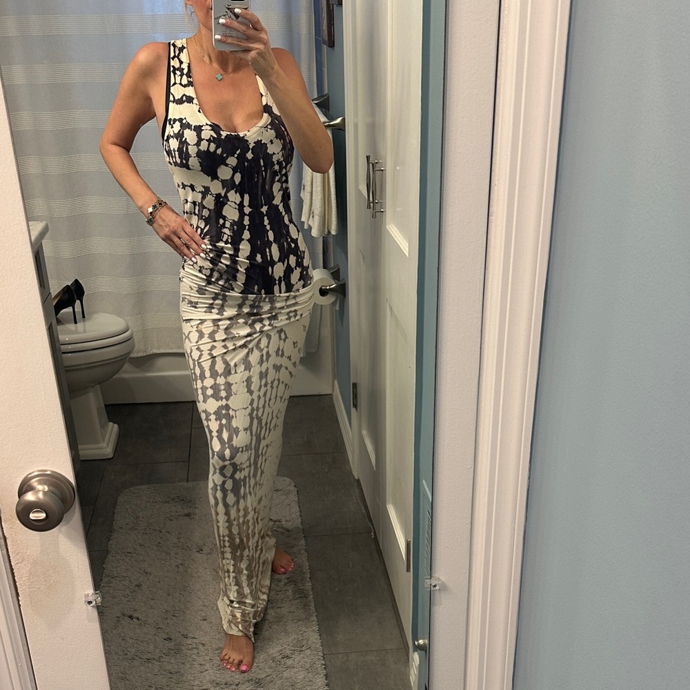 Young Fabulous & Broke Monochrome Tie-Dye Jumpsuit